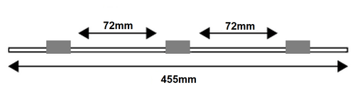 Standard PVC Tubing, 3-Stop Grey/Grey/Grey 1.75 mm, 12-pk