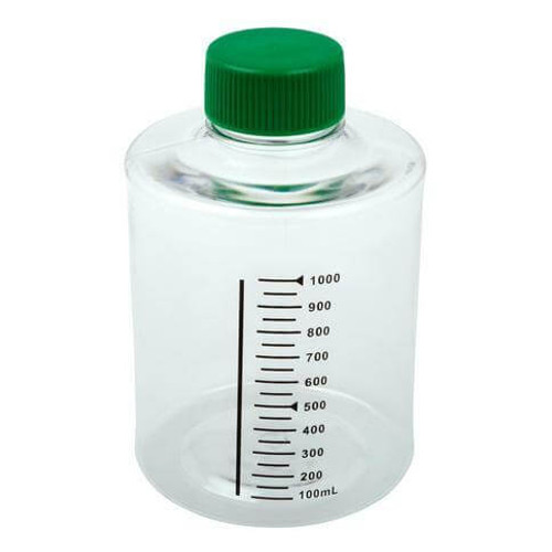 490cm² Tissue Culture Treated Roller Bottle, Non-Vented Cap, Sterile, 24-Case