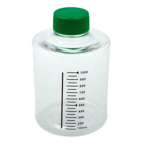 490cm² Tissue Culture Treated Roller Bottle, Vented Cap, Sterile, 24-Case
