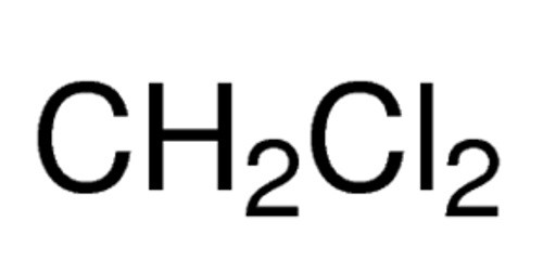 Dichloromethane contains 40-150 ppm amylene as stabilizer, ACS reagent, ≥99.5%, 500mL