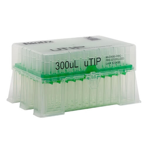 300 μL Non-Filtered Tip, Biotix® (uTIP) Low Retention Pipette Tips, Pre-Sterile, 960-pk