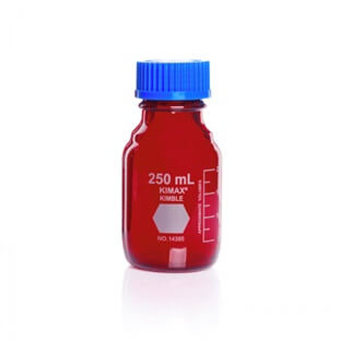 KIMBLE® RAY-SORB® GL 45 Media Bottle, 250mL