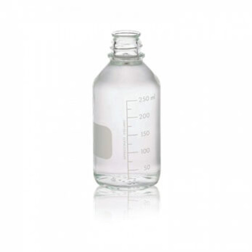 WHEATON® Media / Lab Bottle, Without Cap, 250mL, 48-pk