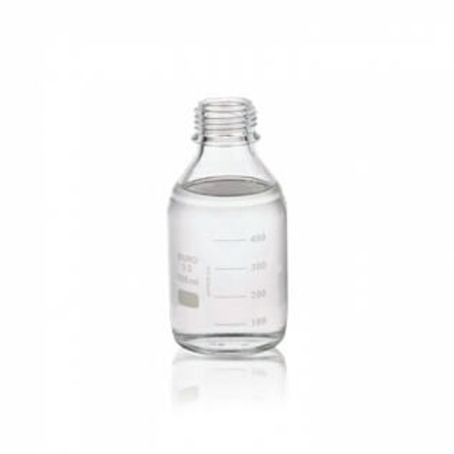 WHEATON® LAB 45™ Graduated Media Bottle, 500mL, Without Cap, 12-pk