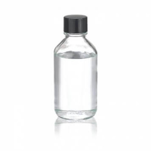 WHEATON® Media / Lab Bottle, Polyethylene (LDPE) Lined Phenolic Cap, Clear, 250mL, 48-pk