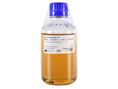 Tryptic Soy Broth (TSB), USP, Polycarbonate Bottle, 10L (10 x 1L)