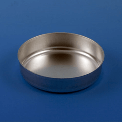 Aluminum Dish, 70mm, 2.0g (80mL), Smooth Wall without Tab, 1000-Case