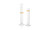 KIMBLE® KIMAX® Graduated Cylinder, Class A, Sterialized and Certified, TD, with White Scale and Bumper, 1000mL, 2-pk