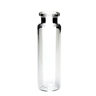 Ibis 20mL Clear Crimp Top Headspace Vial, Flat Bottom, 100