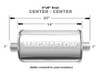 Stainless Muffler 3in Center In/Out MAG14219