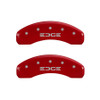11-14 Ford Edge Caliper Covers Red MGP10119SEDGRD