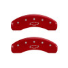 14-   Silverado 1500 Caliper Covers Red MGP14005SBOWRD