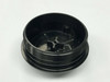 6.0L Ford Powerstroke - Black Aluminum Fuel Filter Cap & Oil Filter Cap