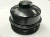 Ford Powerstroke 6.0L Diesel - Billet Oil Filter Cap - Aluminum - Anodized Black