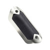 flexible heat shield 3.5 in x 6.5in brushed/onyx 10900