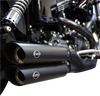 S&S CYCLE Slash Cut Mufflers - Black 550-0724