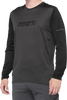 100% Ridecamp Jersey - Long-Sleeve - Black/Charcoal - XL 40028-00003