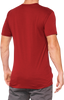 100% Searles Tech T-Shirt - Brick - XL 35027-068-13