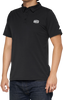 100% Corpo Polo Shirt - Black/White - Large 35019-011-12