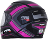 AFX FX-99 Helmet - Recurve - Black/Fuchsia - Medium 0101-11103