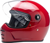 BILTWELL Lane Splitter Helmet - Gloss Blood Red - Large 1004-837-104
