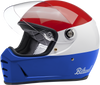 BILTWELL Lane Splitter Helmet - Gloss Podium Red/White/Blue - XL 1004-549-105