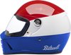 BILTWELL Lane Splitter Helmet - Gloss Podium Red/White/Blue - XL 1004-549-105