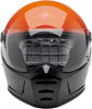 BILTWELL Lane Splitter Helmet - Gloss Podium Orange/Gray/Black - Large 1004-550-104