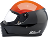 BILTWELL Lane Splitter Helmet - Gloss Podium Orange/Gray/Black - XL 1004-550-105