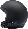 BILTWELL Bonanza Helmet - Flat Black Factory - Small 1001-638-202