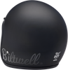 BILTWELL Bonanza Helmet - Flat Black Factory - Small 1001-638-202