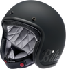 BILTWELL Bonanza Helmet - Flat Black Factory - Medium 1001-638-203