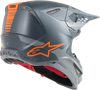 ALPINESTARS Supertech M10 Helmet - MIPS - Anthracite/Gray/Orange Fluo - XS 8300419-1441-XS