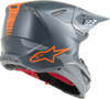 ALPINESTARS Supertech M10 Helmet - MIPS - Anthracite/Gray/Orange Fluo - XS 8300419-1441-XS