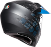 AGV AX9 Helmet - Matte Black/Cyan - MS 7631O2LY006006