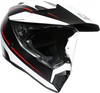 AGV AX9 Helmet - Matte Black/White/Red - Small 7631O2LY003005