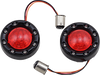 CUSTOM DYNAMICS Bullet Turn Signal 1157 - Black - Red Lens PB-BR-RR-57-BR