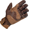 BILTWELL Work Gloves - Chocolate - Medium 1503-0202-003
