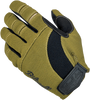 BILTWELL Moto Gloves - Olive/Black - XS 1501-0309-001