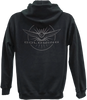 FACTORY EFFEX Goldwing Burst Zip Hoodie - Black - Large 25-88814