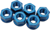 DRIVEN RACING Aluminum Sprocket Nuts - Blue - M10 x 1.25 DSNBL