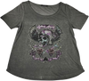 LETHAL THREAT Women's Sinwheels T-Shirt - Gray - Large LA20613L