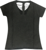 LETHAL THREAT Women's Daggerskull T-Shirt - Gray - Small LA20707S
