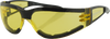 BOBSTER Shield II Sunglasses - Gloss Black - Yellow ESH204