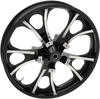 COASTAL MOTO Front Wheel - Largo - Dual Disc/ABS - Black - 21"x3.50" - '08+ FL 3D-LGO213BC-ABS
