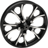 COASTAL MOTO Front Wheel - Largo - Dual Disc/No ABS - Black - 21"x3.50" - '08+ FL 3D-LGO213BC