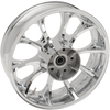 COASTAL MOTO Rear Wheel - Largo - Single Disc/No ABS - Chrome - 18"x5.50" - '09+ FL 3D-LGO185CH