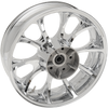 COASTAL MOTO Rear Wheel - Largo - Single Disc/No ABS - Chrome - 18"x5.50" - '09+ FL 3D-LGO185CH