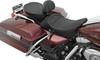 DRAG SPECIALTIES Wide Pillion Seat - Mild Stitched 0801-0467