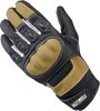 BILTWELL Bridgeport Gloves - Tan/Black - Small 1509-0901-302